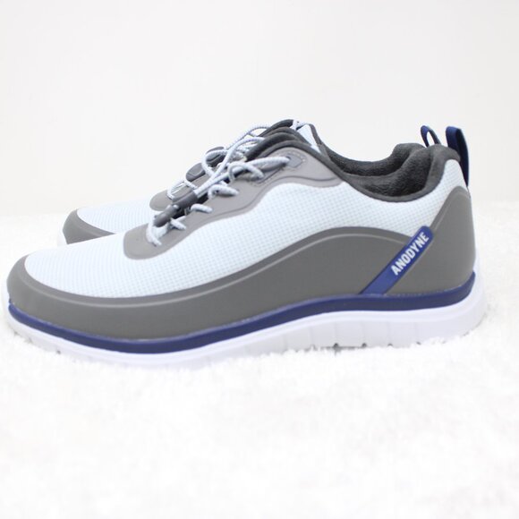 Anodyne Shoes Mens 9.5 Wide Gray No 16 Sport Sprinter Diabetic Neuropathy Runner main image 11
